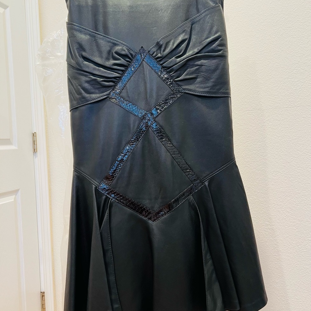Leather skirt
